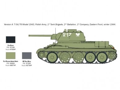 Italeri - T-34/76 Model 1943, 1/72, 7078 7