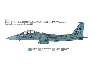 Italeri - F-15E Strike Eagle, 1/48, 2803 14 Italeri - F-15E Strike Eagle, 1/48, 2803 14