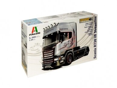 Italeri - Scania R730 V8 Streamline "Silver Griffin", 1/24, 3906