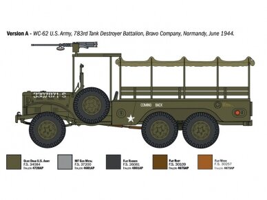 Italeri - Dodge WC-62/63 1 1/2 ton 6x6 TRUCK, 1/35, 96230 8