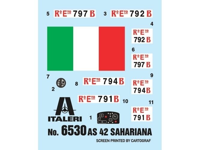 Italeri - SPA-Viberti AS.42 Sahariana, 1/35, 6530 9 Italeri - SPA-Viberti AS.42 Sahariana, 1/35, 6530 9