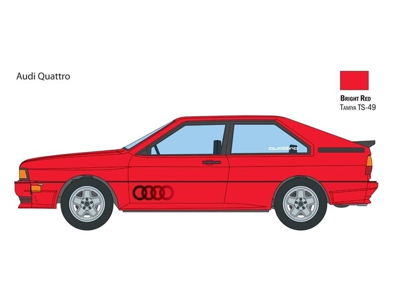 Italeri - Audi Quattro, 1/24, 3671 8 Italeri - Audi Quattro, 1/24, 3671 8