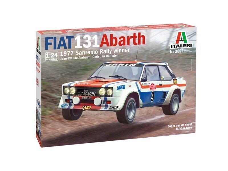 Italeri - Fiat 131 Abarth, 1/24, 3621 Italeri - Fiat 131 Abarth, 1/24, 3621