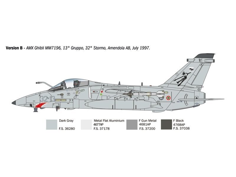 Italeri - AMX Ghibli, 1/72, 1460 11 Italeri - AMX Ghibli, 1/72, 1460 11