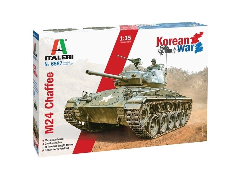 Italeri - M24 Chaffee Korean War, 1/35, 6587 Italeri - M24 Chaffee Korean War, 1/35, 6587