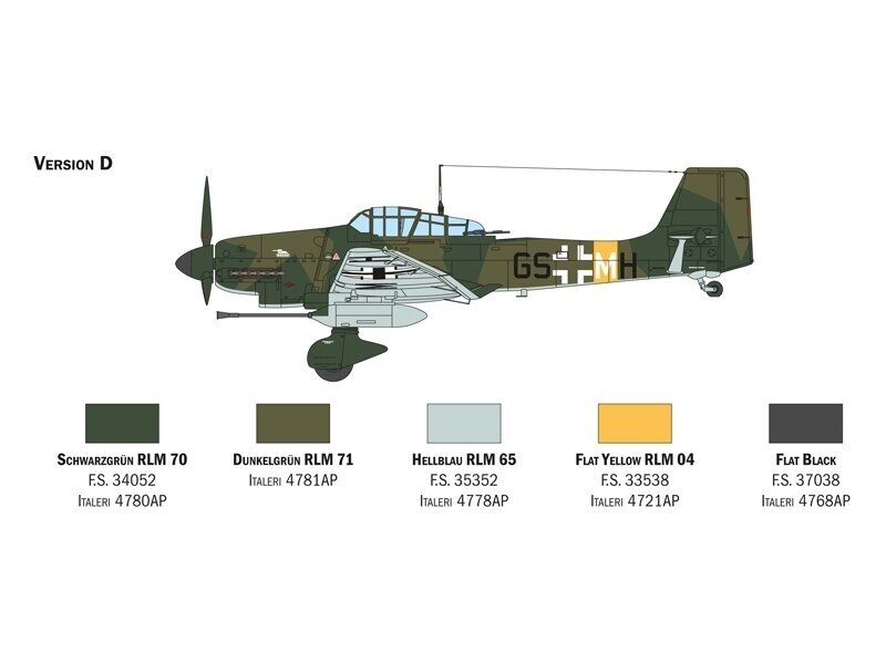 Italeri - Junkers Ju 87 G-1 Stuka Kanonenvogel, 1/48, 2830 10 Italeri - Junkers Ju 87 G-1 Stuka Kanonenvogel, 1/48, 2830 10