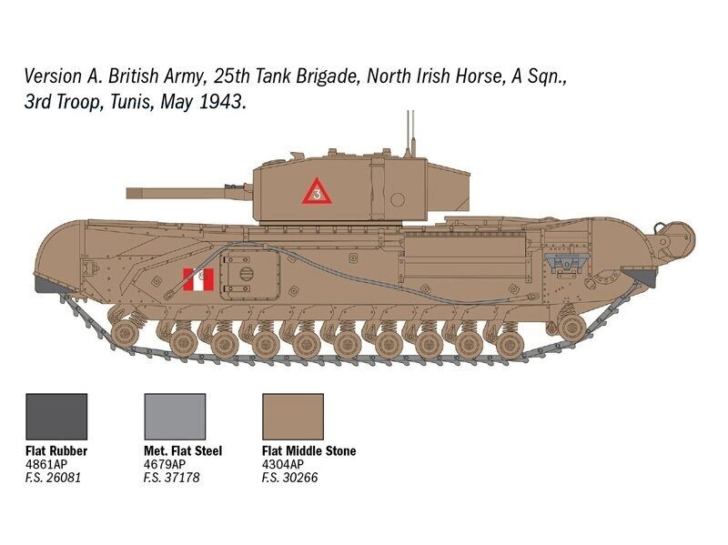 Italeri - Churchill Mk.III, 1/72, 7083 11 Italeri - Churchill Mk.III, 1/72, 7083 11
