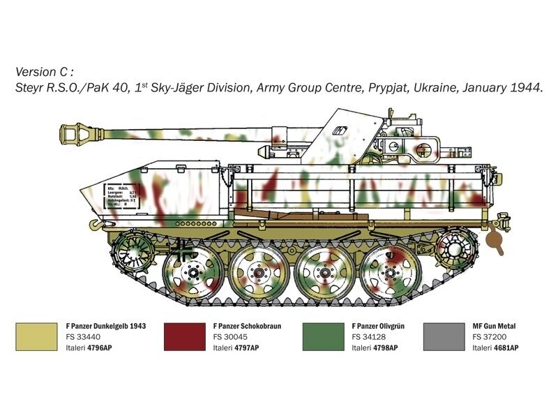 Italeri - RSO / PAK 40, 1/35, 0355 8 Italeri - RSO / PAK 40, 1/35, 0355 8