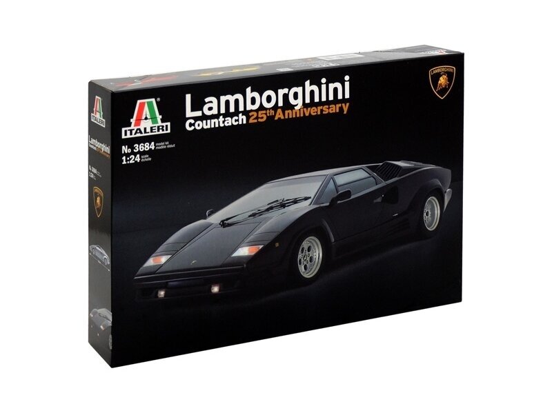 Italeri - Lamborghini Countach 25th Anniversary, 1/24, 3684 Italeri - Lamborghini Countach 25th Anniversary, 1/24, 3684