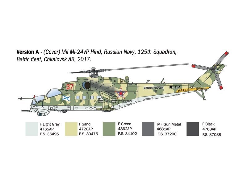 Italeri - Mil Mi-24/Mi-35 Hind, 1/72, 1432 9