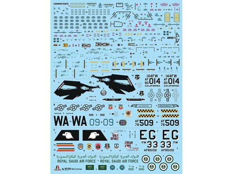 Italeri - F-15C Eagle, 1/48, 92763 6 Italeri - F-15C Eagle, 1/48, 92763 6
