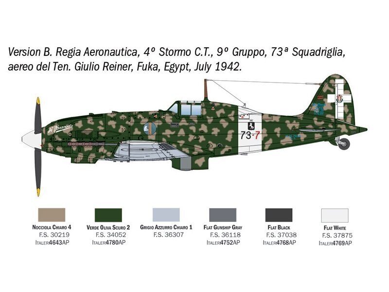 Italeri - Macchi MC.202 Folgore, 1/48, 2840 6 Italeri - Macchi MC.202 Folgore, 1/48, 2840 6