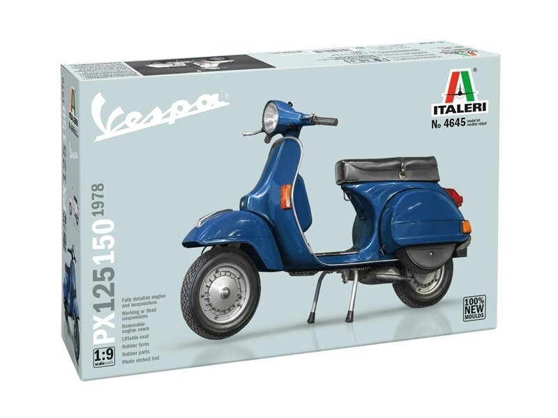Italeri - Piaggio Vespa PX 125/150 - 1978, 1/9, 4645 Italeri - Piaggio Vespa PX 125/150 - 1978, 1/9, 4645