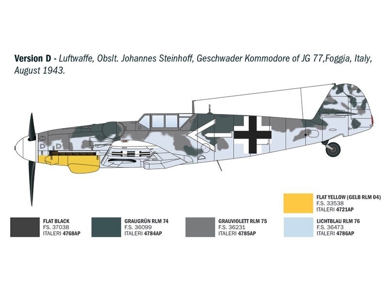 Italeri - Messerschmitt Bf 109 G-6 Aces, 1/72, 1483 7 Italeri - Messerschmitt Bf 109 G-6 Aces, 1/72, 1483 7