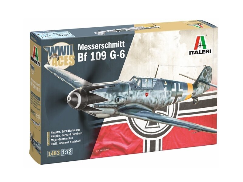 Italeri - Messerschmitt Bf 109 G-6 Aces, 1/72, 1483 Italeri - Messerschmitt Bf 109 G-6 Aces, 1/72, 1483