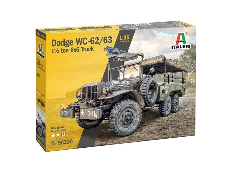 Italeri - Dodge WC-62/63 1 1/2 ton 6x6 TRUCK, 1/35, 96230