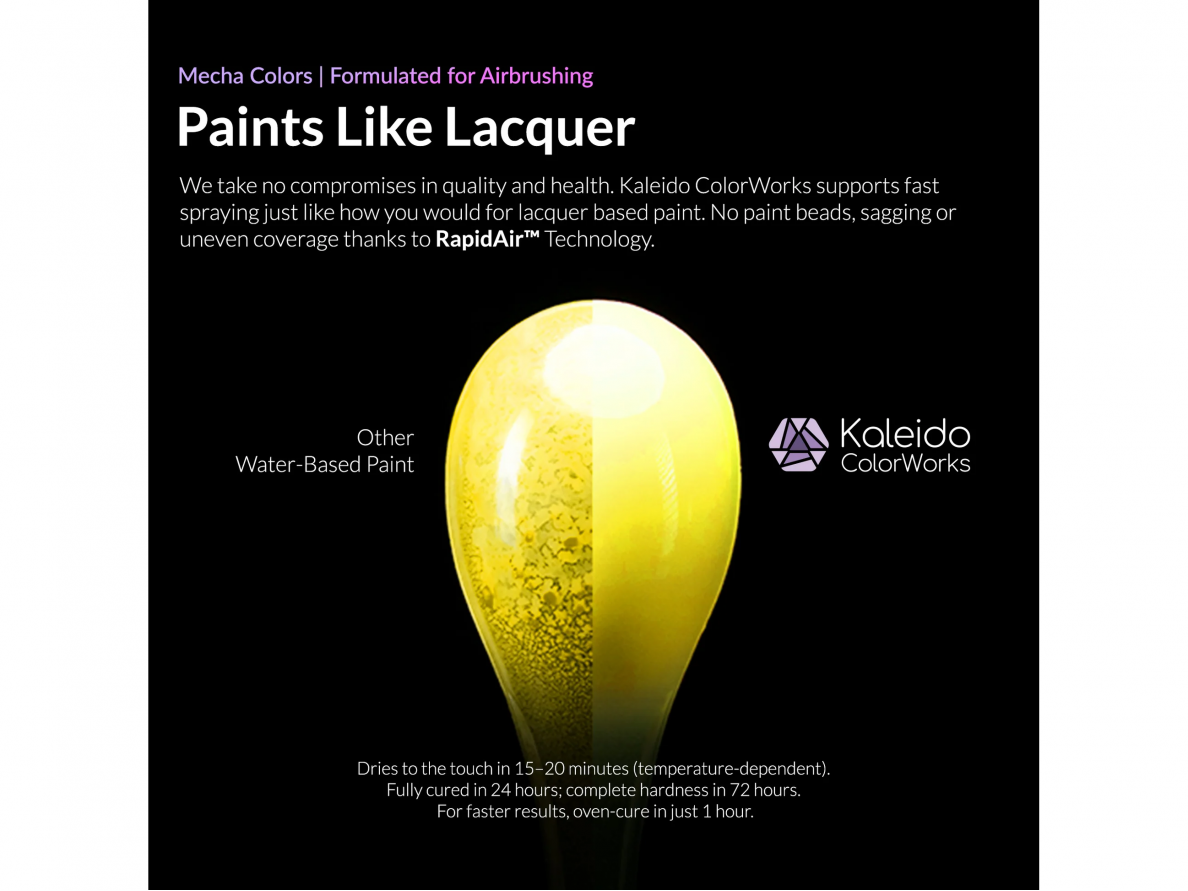 Kaleido ColorWorks - Акриловая краска Hibiscus Purple, Mecha Colors 20ml, K107 2 Kaleido ColorWorks - Акриловая краска Hibiscus Purple, Mecha Colors 20ml, K107 2