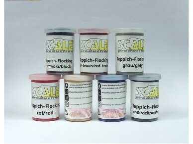 SCALE PRODUCTION - Flocking Powder Anthracite, SCPFLOCKANT
