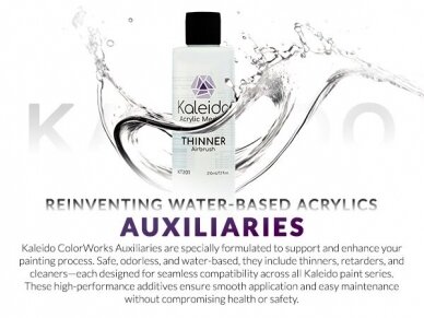 Kaleido ColorWorks - Airbrush Retarder Thinner (Akrüülvärvide lahusti aeglustiga), 60ml, KT102 4 Kaleido ColorWorks - Airbrush Retarder Thinner (Akrüülvärvide lahusti aeglustiga), 60ml, KT102 4