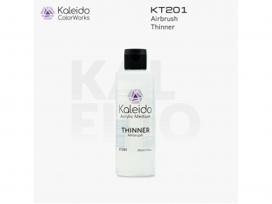 Kaleido ColorWorks - Airbrush Thinner (Akrila krāsu šķīdinātājs), 210ml, KT201 Kaleido ColorWorks - Airbrush Thinner (Akrila krāsu šķīdinātājs), 210ml, KT201