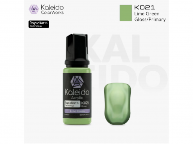 Kaleido ColorWorks - Акриловая краска Lime Green, Primary Colors 20ml, K021 Kaleido ColorWorks - Акриловая краска Lime Green, Primary Colors 20ml, K021