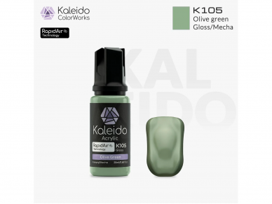 Kaleido ColorWorks - Акриловая краска Olive Green, Mecha Colors 20ml, K105 Kaleido ColorWorks - Акриловая краска Olive Green, Mecha Colors 20ml, K105