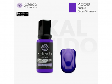 Kaleido ColorWorks - Акриловая краска Purple, Primary Colors 20ml, K008 Kaleido ColorWorks - Акриловая краска Purple, Primary Colors 20ml, K008