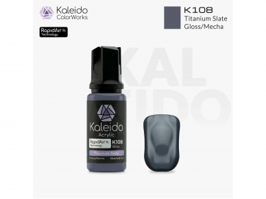 Kaleido ColorWorks - Акриловая краска Titanium Slate, Mecha Colors 20ml, K108 Kaleido ColorWorks - Акриловая краска Titanium Slate, Mecha Colors 20ml, K108