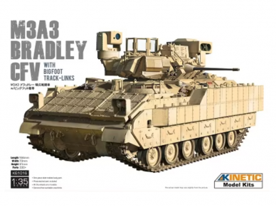 KINETIC - M3A3 Bradley CFV with Bigfoot Track-links, 1/35, 61016