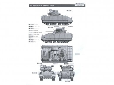 KINETIC - M3A3 Bradley CFV with Bigfoot Track-links, 1/35, 61016 6