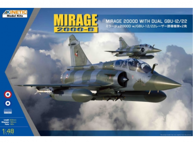 KINETIC - Mirage 2000D with dual GBU-12/22, 1/48, 48120