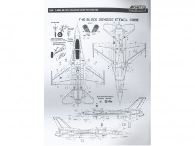 KINETIC - F-16D Block 30/40/50 USAF, 1/48, 48105 11