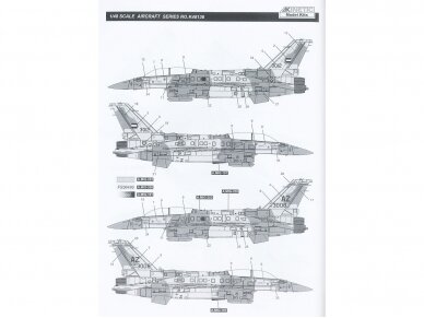 KINETIC - F-16E/F Desert Vipers Block 60 [2 in 1], 1/48, 48136 13