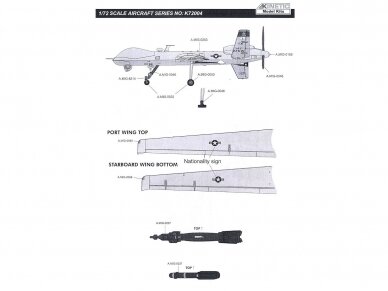 KINETIC - MQ-9 Reaper Unmanned aerial vehicle, 1/72, 72004 4