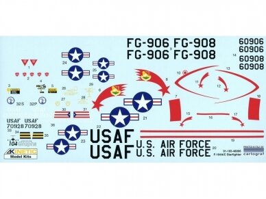 KINETIC - F-104A/C USAF Starfighter, 1/48, 48096 4
