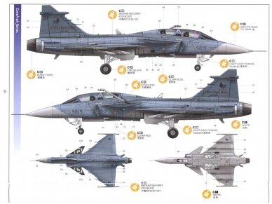 Kitty Hawk/Zimi Model - Saab Jas-39B/D Gripen, 1/48, 80118 10 Kitty Hawk/Zimi Model - Saab Jas-39B/D Gripen, 1/48, 80118 10