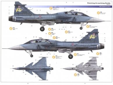 Kitty Hawk/Zimi Model - Saab Jas-39B/D Gripen, 1/48, 80118 7 Kitty Hawk/Zimi Model - Saab Jas-39B/D Gripen, 1/48, 80118 7