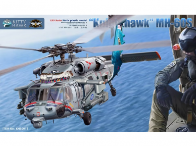 Kitty Hawk/Zimi Model - Sikorsky MH-60S "Knighthawk" w/ M197 Cannon, 1/35, 50015
