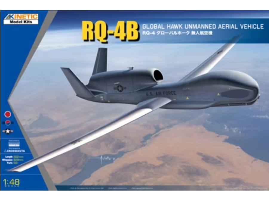 KINETIC - RQ-4B Global Hawk, 1/48, 48084 KINETIC - RQ-4B Global Hawk, 1/48, 48084