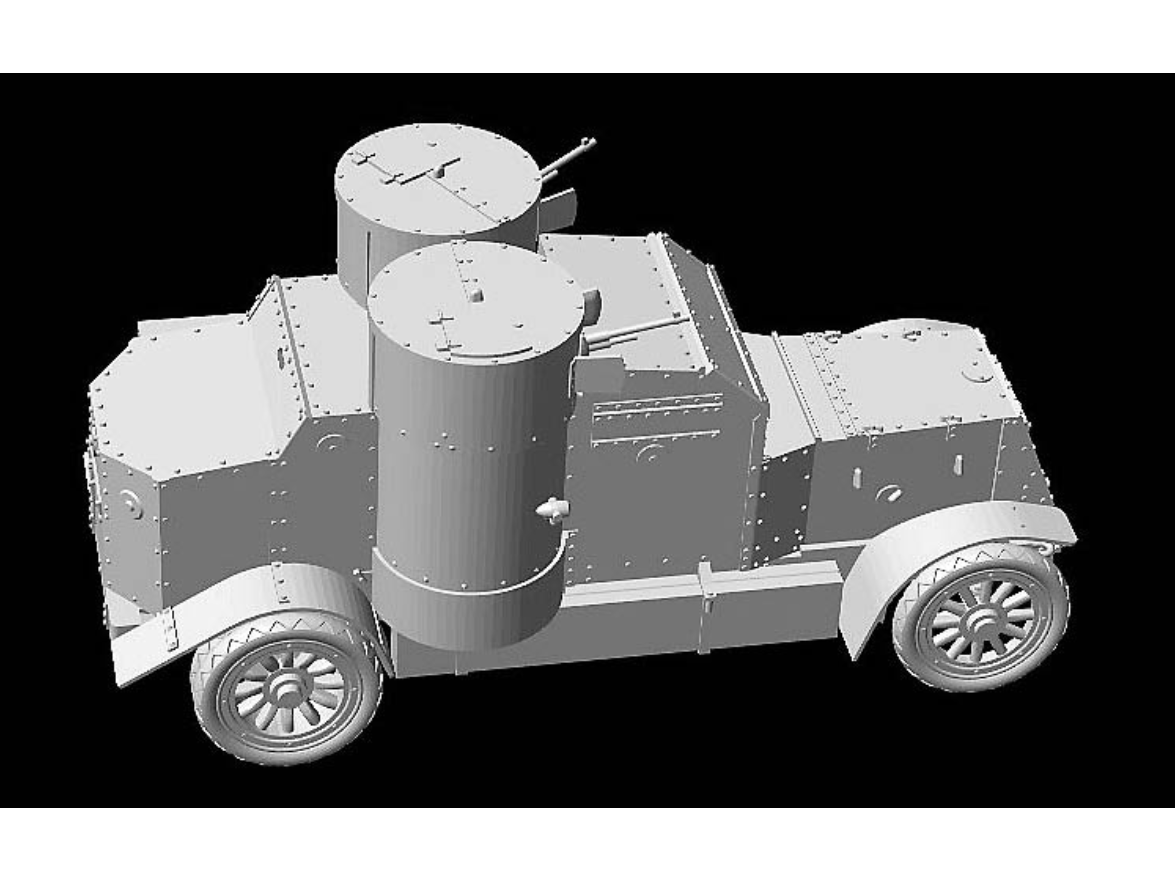 Master Box - British Armoured Car, Austin MK IV WW I Era., 1/72, 72008 3 Master Box - British Armoured Car, Austin MK IV WW I Era., 1/72, 72008 3