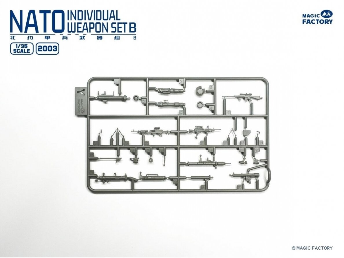 Magic Factory - NATO Individual Weapon Set B, 1/35, 2003 1 Magic Factory - NATO Individual Weapon Set B, 1/35, 2003 1