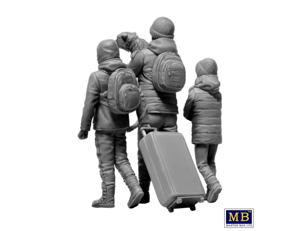 Master Box - Refugees, March 2022 Kit no. 5 (Russian-Ukrainian War series), 1/35, MB35228 3 Master Box - Refugees, March 2022 Kit no. 5 (Russian-Ukrainian War series), 1/35, MB35228 3