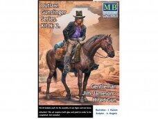 Master Box - Outlaw. Gunslinger series. Kit No. 2. Gentleman Jim Jameson - Hired Gun, 1/35, MB35204