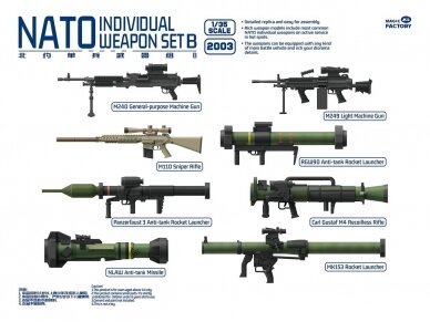 Magic Factory - NATO Individual Weapon Set B, 1/35, 2003 Magic Factory - NATO Individual Weapon Set B, 1/35, 2003