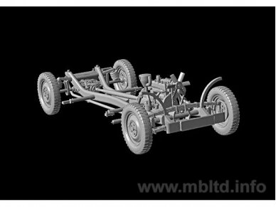 Master Box - Mercedes-Benz 170 Kfz. 1 Type 170VK Military Staff Car, 1/35, MB3530 12