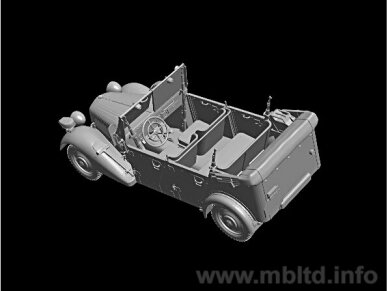 Master Box - Mercedes-Benz 170 Kfz. 1 Type 170VK Military Staff Car, 1/35, MB3530 8