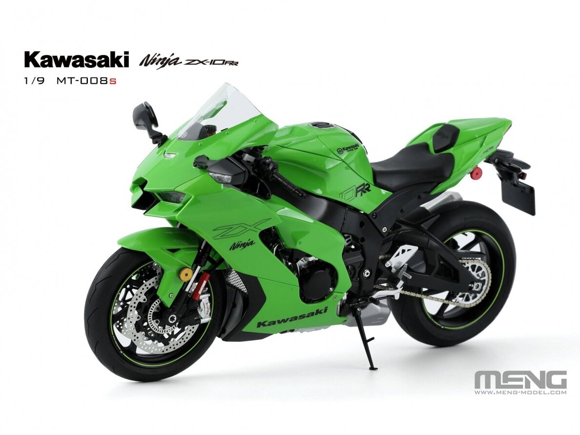 Meng Model - Kawasaki Ninja ZX-10RR Pre-Coloured Edition, 1/9, MT-008S 1