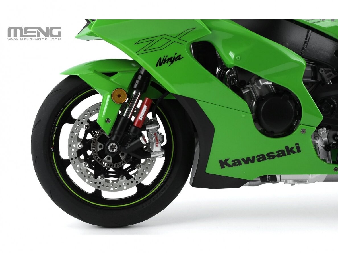 Meng Model - Kawasaki Ninja ZX-10RR Pre-Coloured Edition, 1/9, MT-008S 3