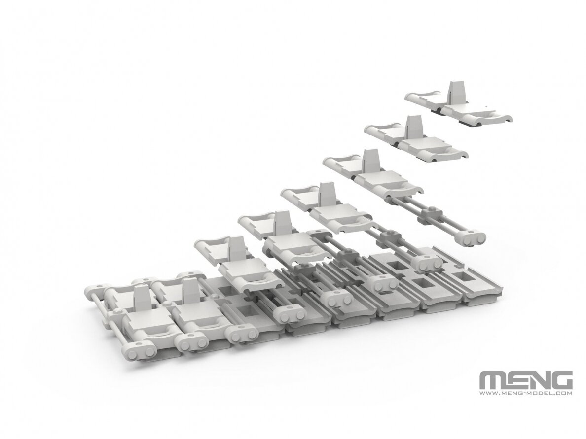 Meng Model - Leopard 2 A6, 1/35, TS-055 12 Meng Model - Leopard 2 A6, 1/35, TS-055 12