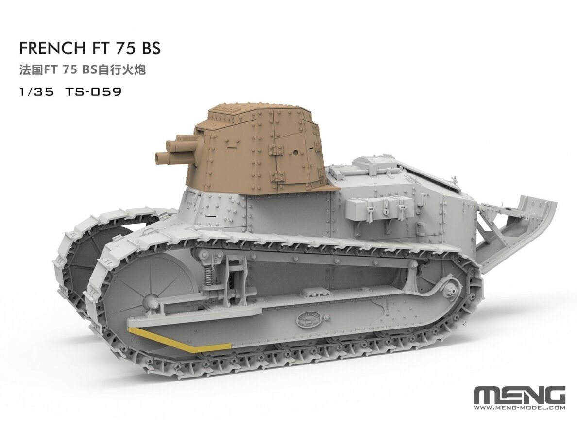 Meng Model - French Renault FT 75 BS, 1/35, TS-059 1 Meng Model - French Renault FT 75 BS, 1/35, TS-059 1